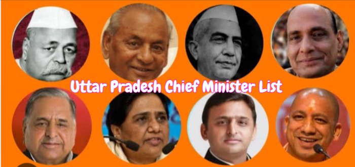 Uttar Pradesh Chief Ministers (CM) List PDF Hindi | यूपी के मुख्यमंत्रियों की सूची 1950 से 2023 तक